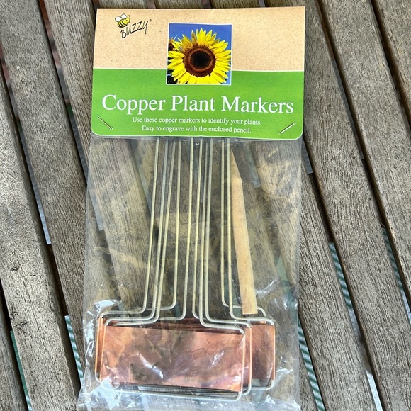 Buzzy copper plant markets with stylus. New never opened packaging 5 markers - Picture 1 of 7